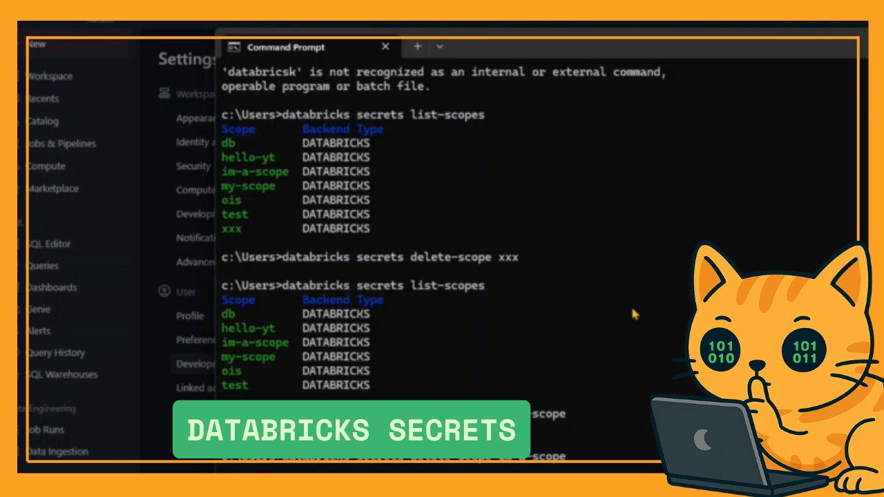 Managing Databricks Secrets in the UI vs CLI